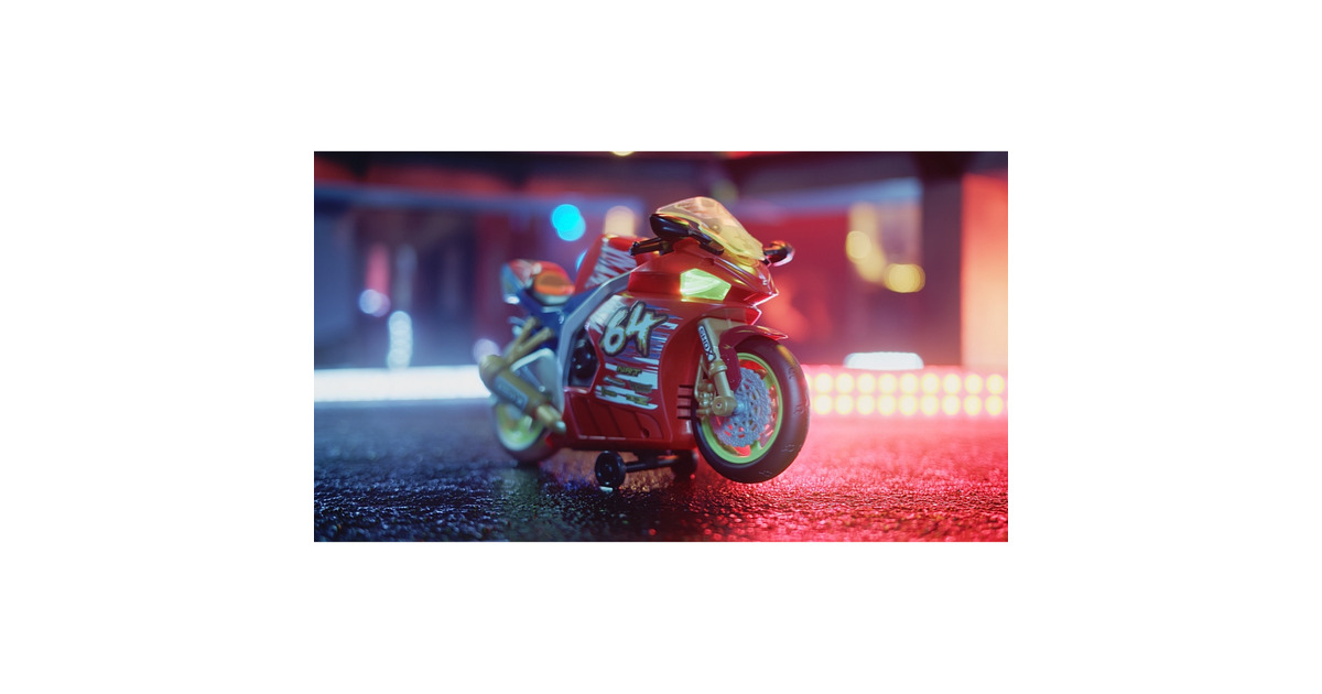 NikkoRoad Rippers - Wheelie Bikes: Nitro Race Bike Speelgoedvoertuig