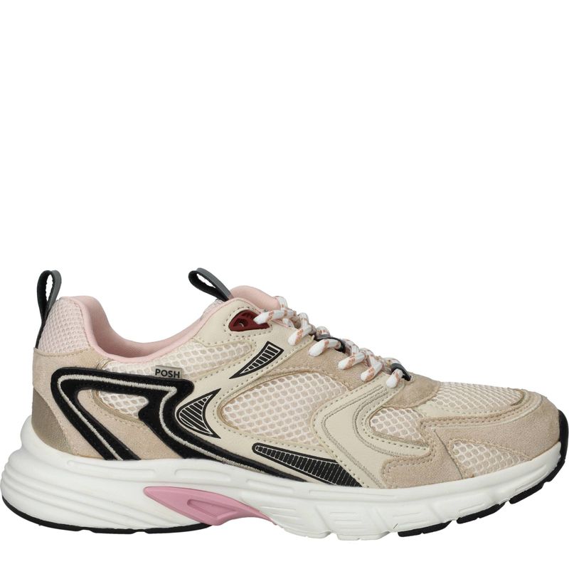 POSH by Poelman Sneakers Beige Dames