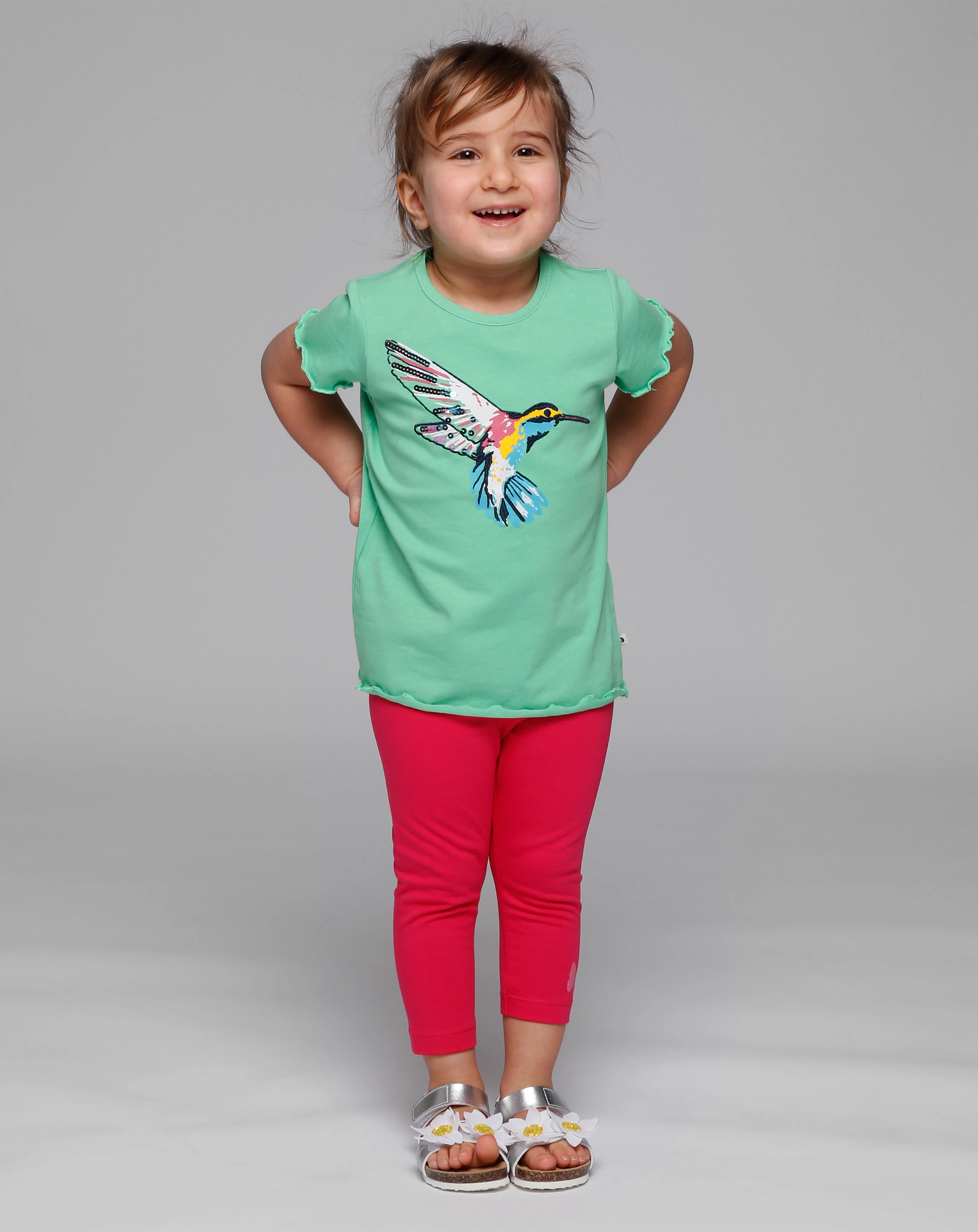T-Shirt KOLIBRI in grün