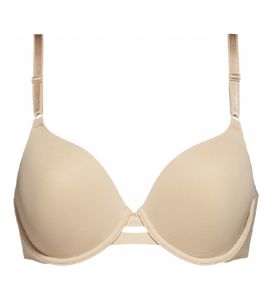Sutiã invisível Calvin Klein bege
