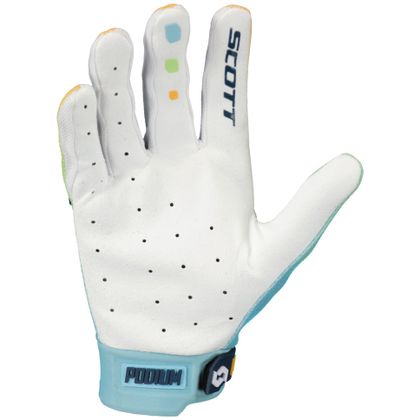 Gants cross Scott PODIUM PRO 2024 - Bleu / Orange