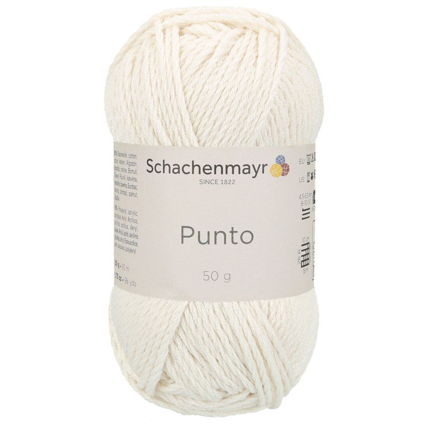 Handstrickgarn PUNTO - natur - 50g