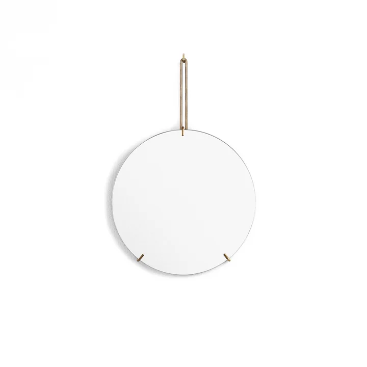 Moebe - Wandspiegel Ø 30 cm, Messing