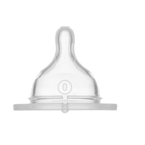 2 Tétines silicone Débit 0 Lent - MAM