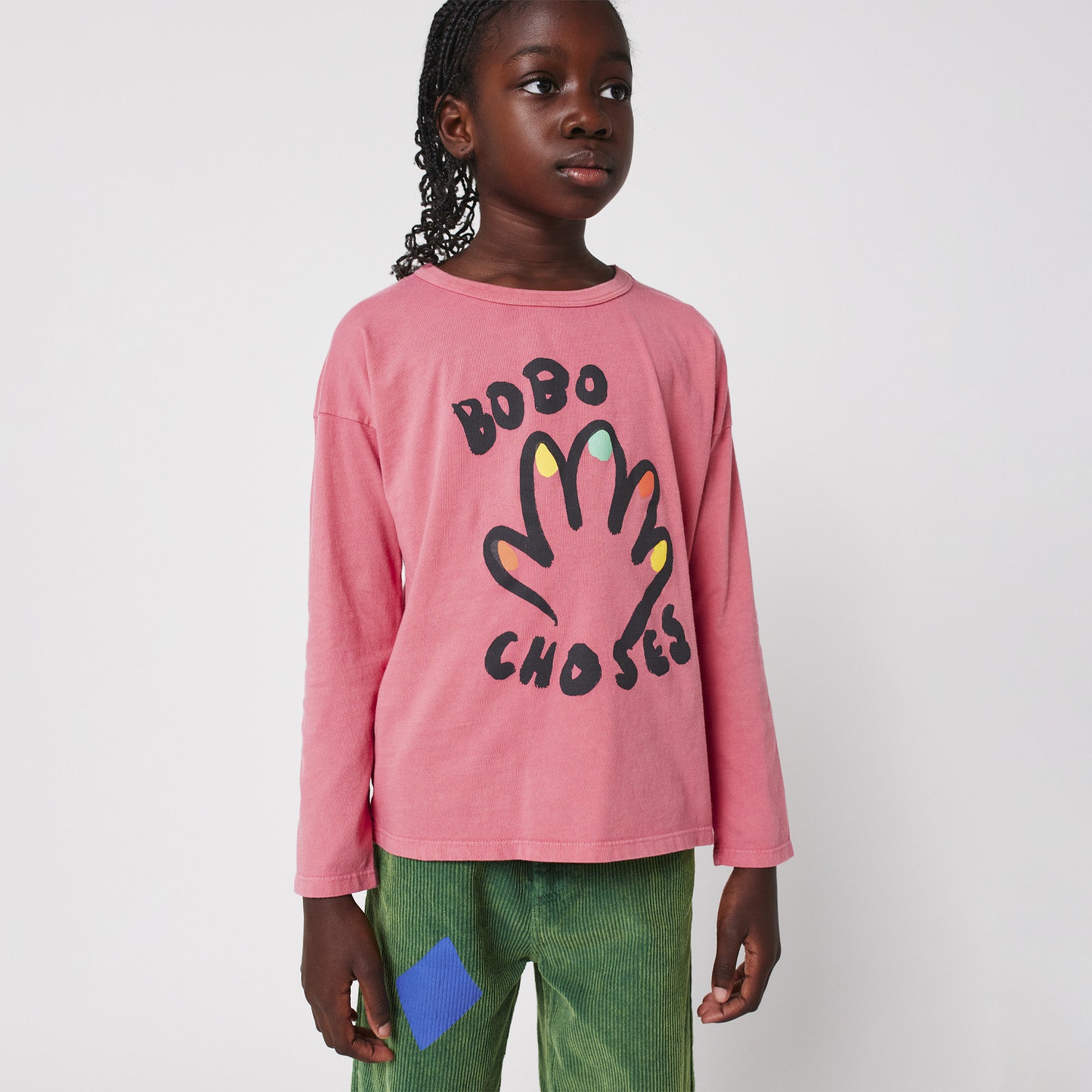 Langarmshirt High Five Pink