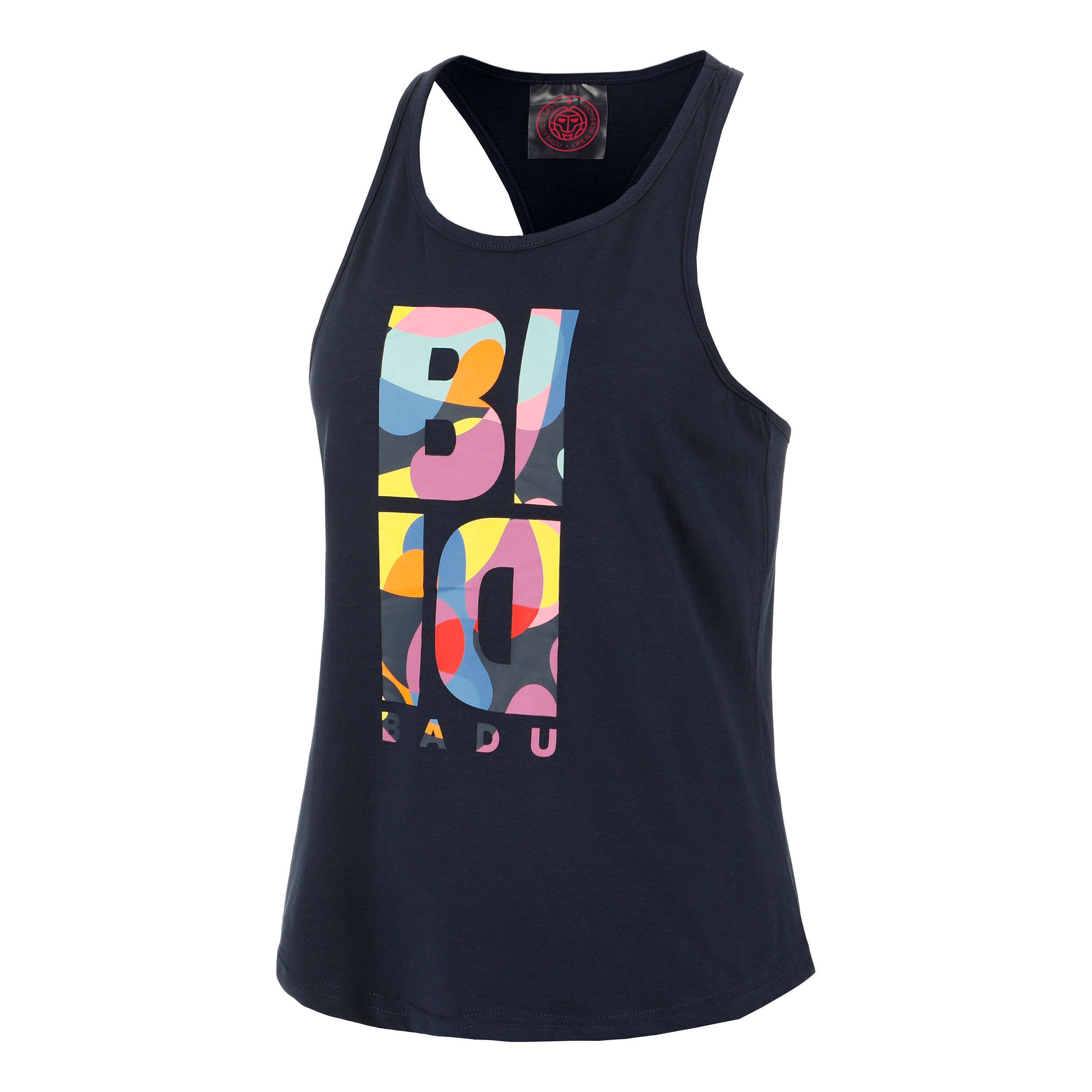 BIDI BADU Twiggy Chill Débardeur Tank Top Femmes - Bleu Foncé , Multicouleur