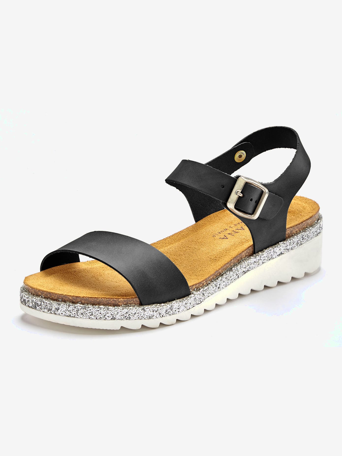 Sandales à brides cuir de qualité