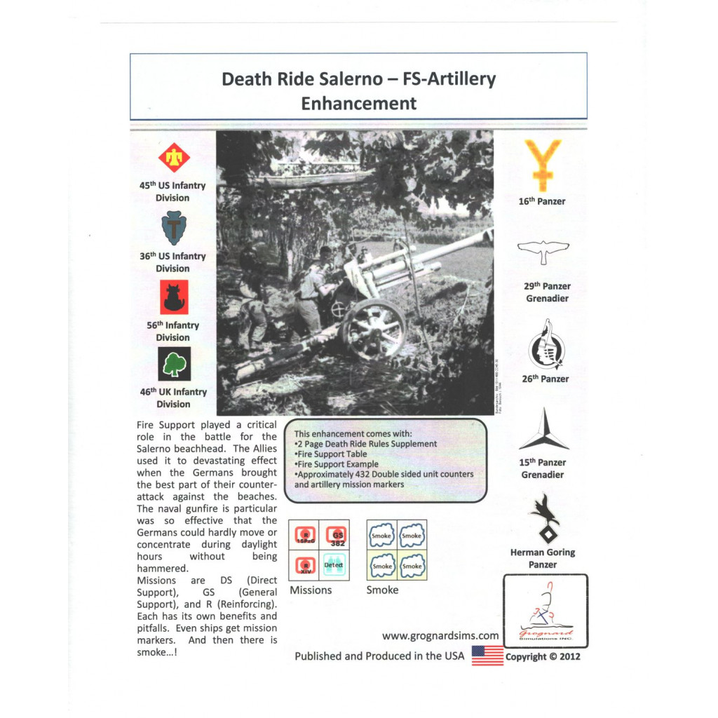 Death Ride Salerno - FS Artillery Enhancement