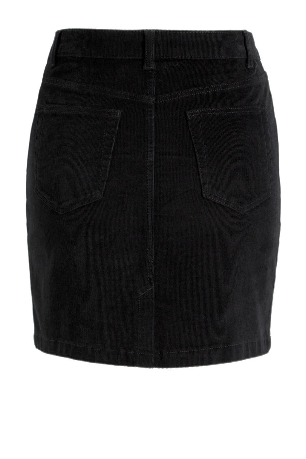 anytime corduroy rok zwart
