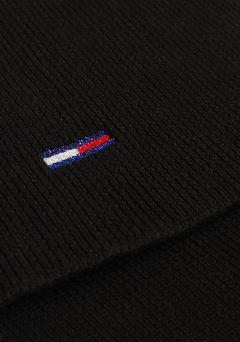 TOMMY HILFIGER zwarte tommy hilfiger muts tjw flag beanie and scarf
