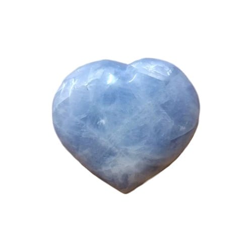 Coeur calcite bleue