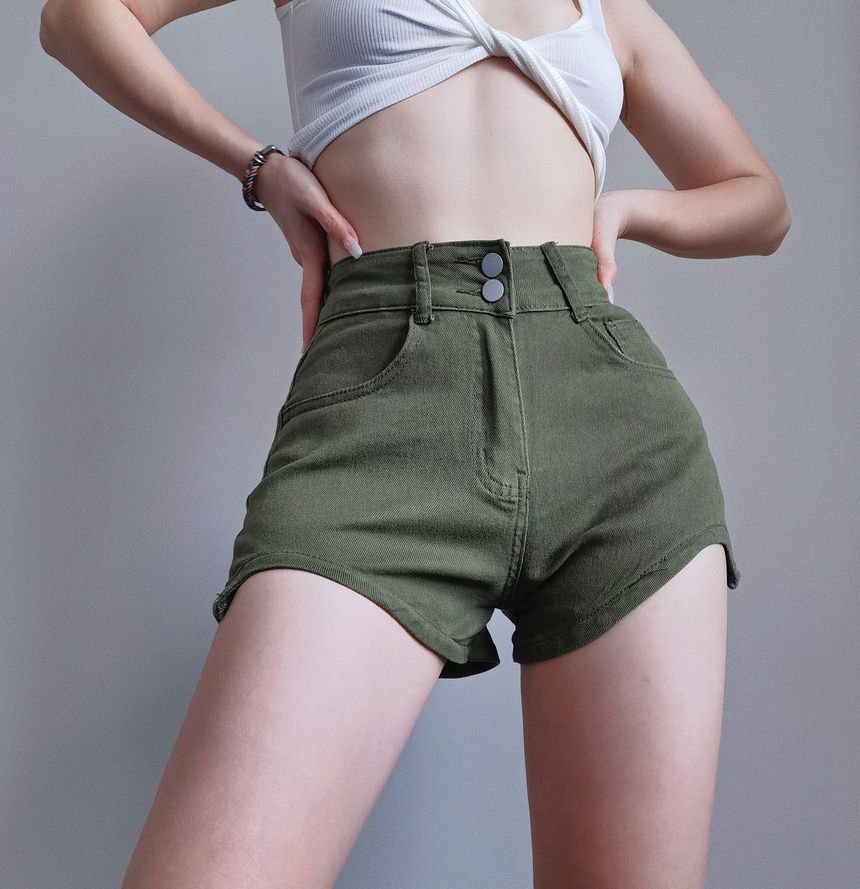 Girls Supply - Hoge taille denim hotpants