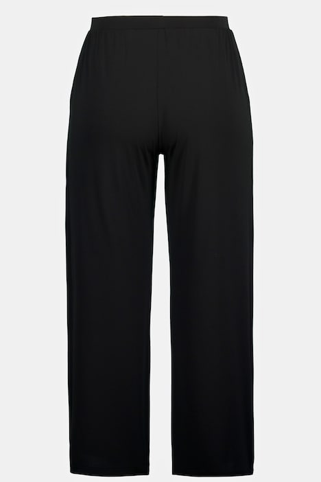Hose, Jersey, weites Bein, Elastikbund