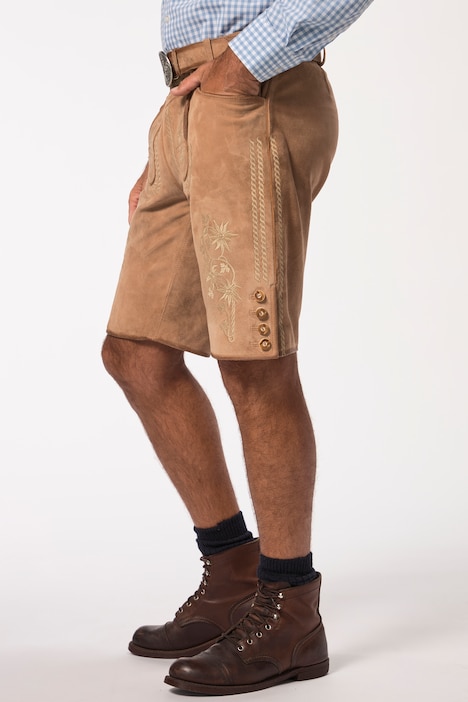 Trachtenhose, Tracht, Ziegenleder, traditionelle Stickereien, Gratis Ledergürtel