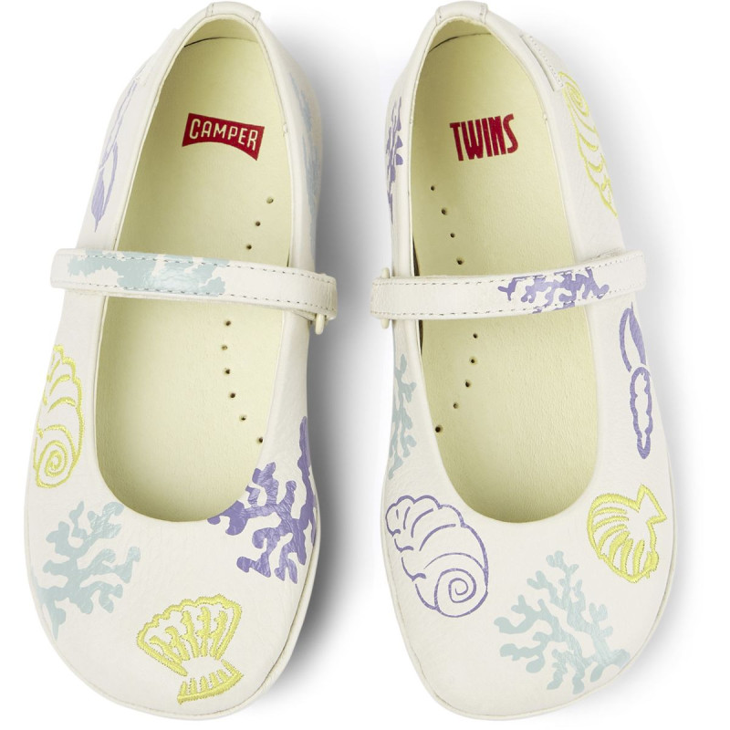 Camper Camper Ballerines Twins Coquillage