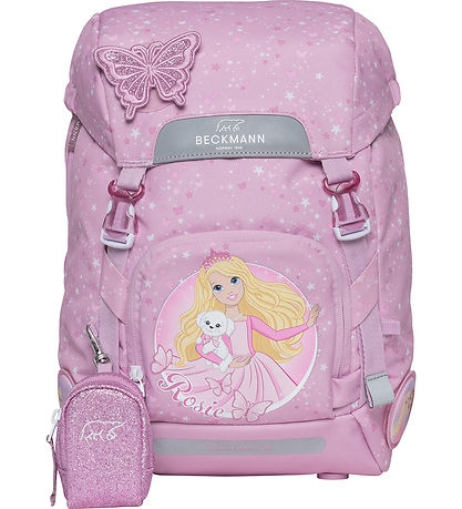 Beckmann Schulranzen-Set - Classic Maxi - Rosie - Pink