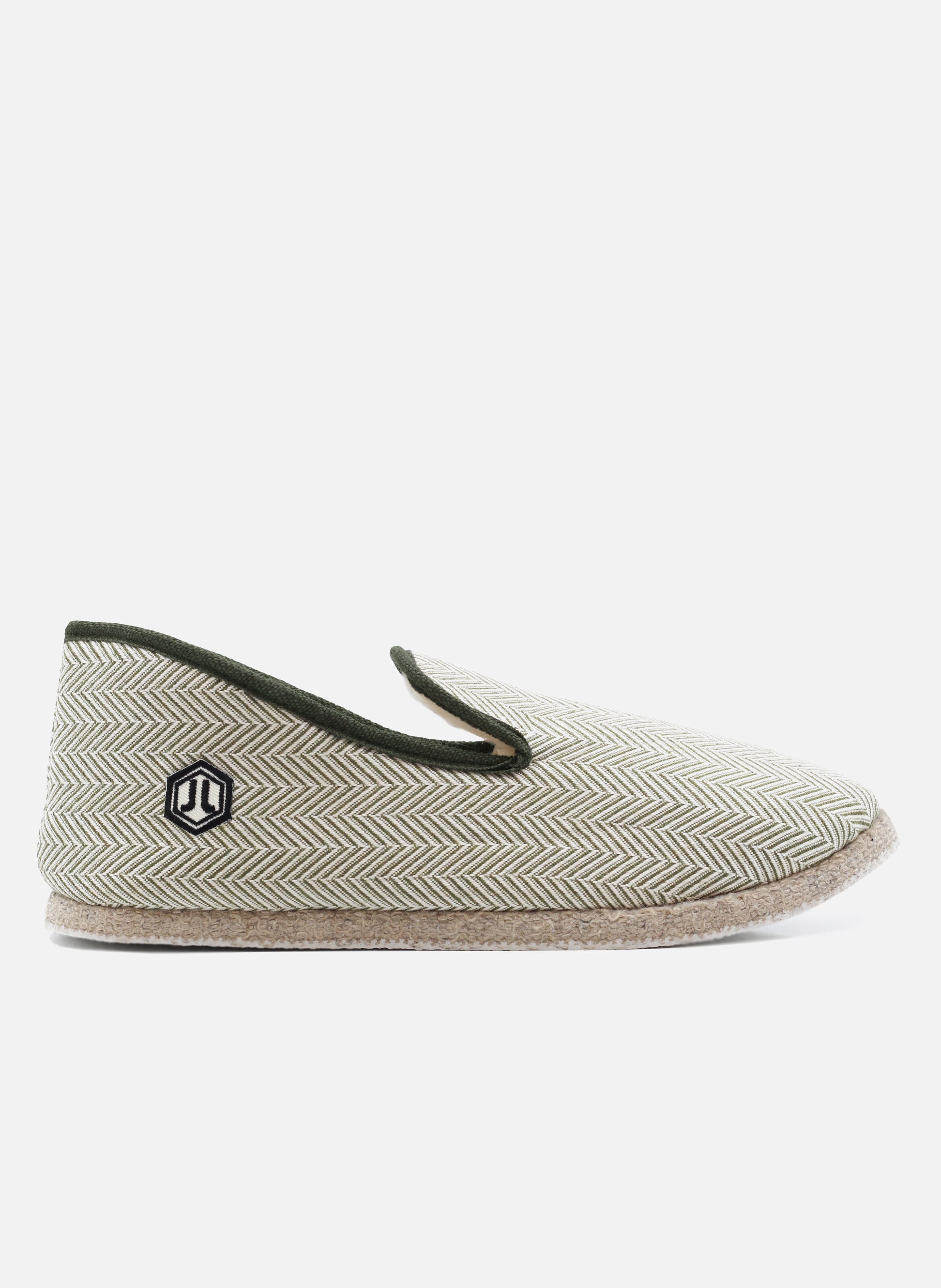 Charentaises tissu | Vert