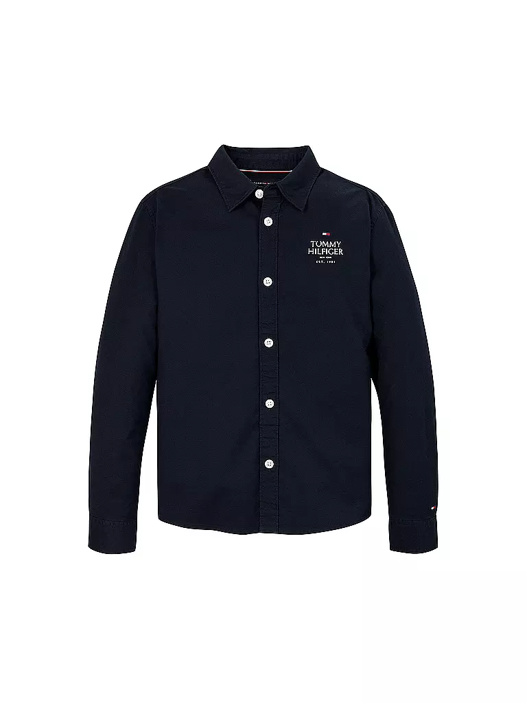 TOMMY HILFIGER Jungen Hemd  dunkelblau