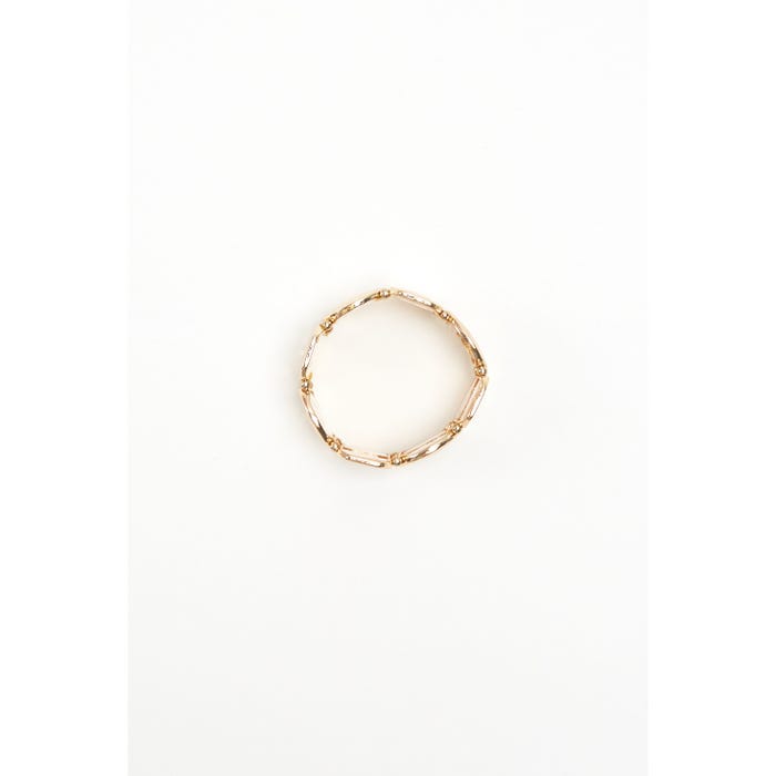 Veritas-Elastische armband gehamerd