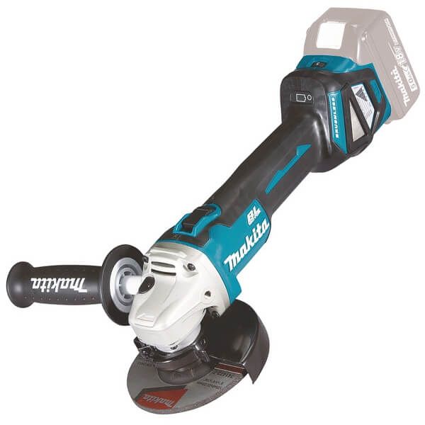 Makita DGA511Z 18V Li-ion Accu haakse slijper body - 125mm - koolborstelloos