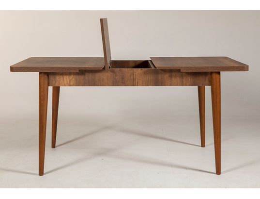 CONCEPT1 - Table Vina extensible noyer 130 x 80 x h77