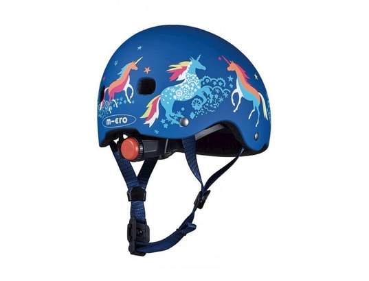 MICRO - Vélo enfant Casque licorne - nouvelle gamme - boucle magnétique / lumièr...