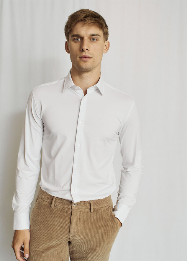 Bruun & Stengade BS Delfin Performance Fit Shirt White