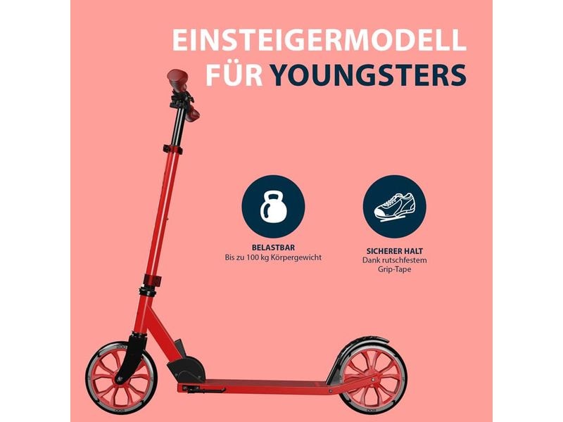 Hudora Scooter Up 200 Rot Scooter