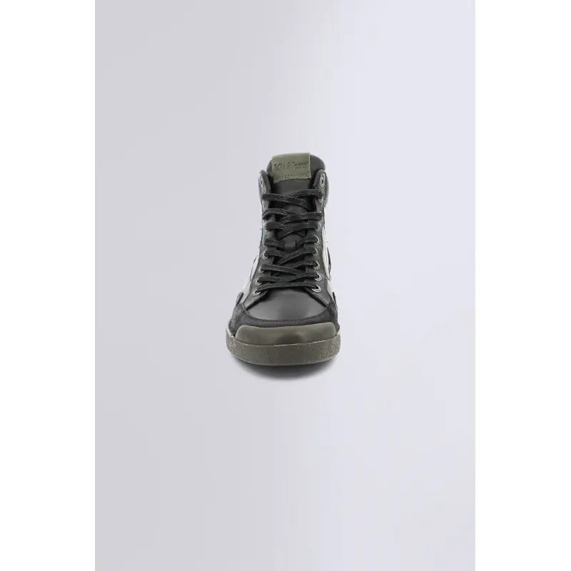 KICK TRIPARTY NOIR KAKI SNEAKERS HAUTES Cuir Homme