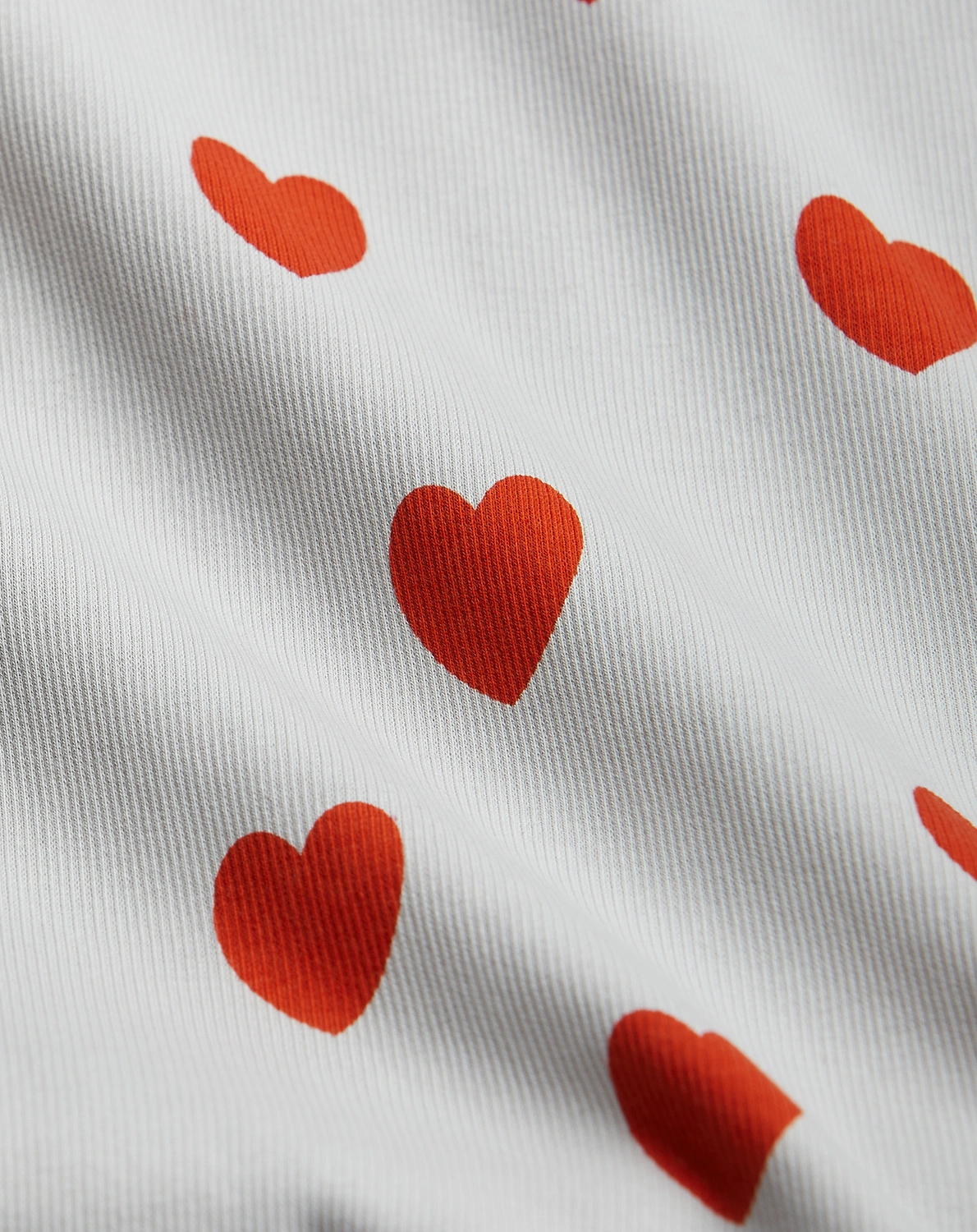 Rollkragenpullover HEARTS AOP in grey