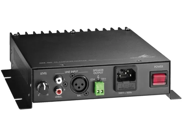 Monacor AKB-160, 1.0 kanaler, 1%, 80 dB, 17 - 20000 Hz, 230 V, 50 Hz