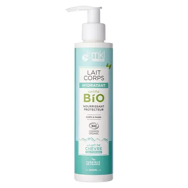 Loção Corporal Orgânica de Leite de Cabra MKL Green Nature 200ml