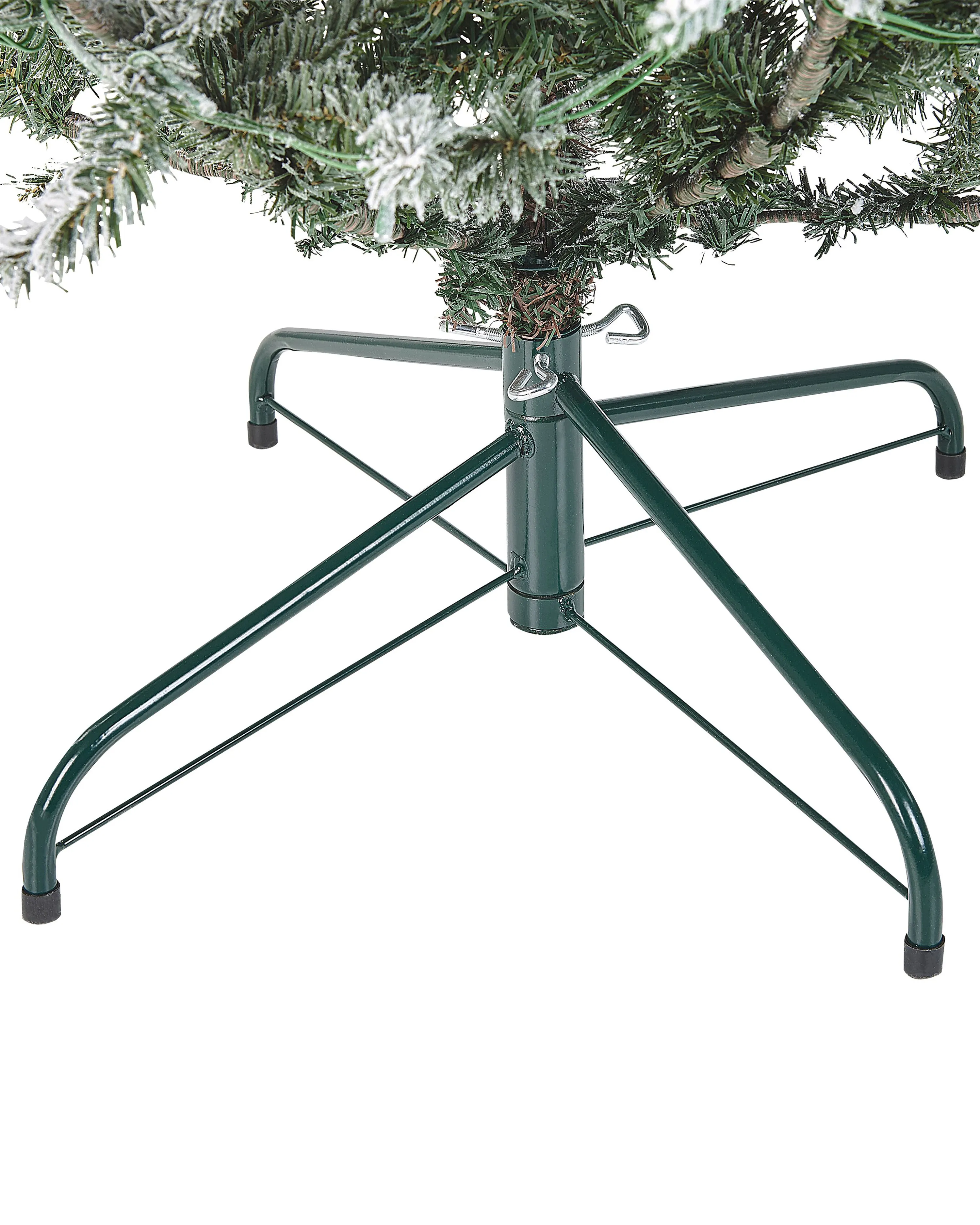 Besneeuwde kunstkerstboom LED BRISCO 180 cm Wit