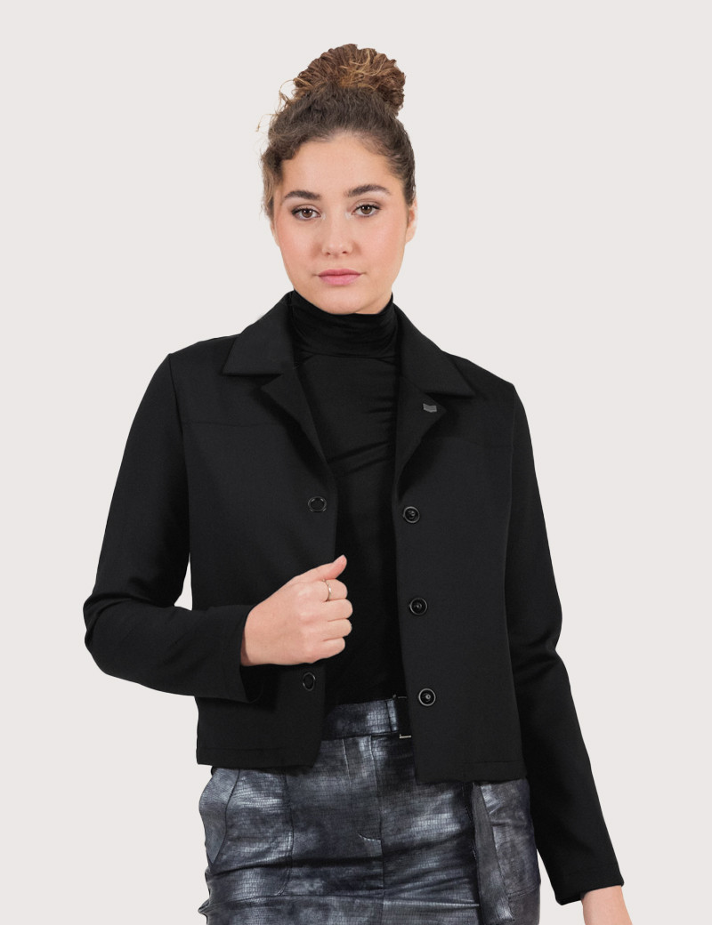 HBT TRANSVERSAL | ASTON BLOUSON NEOPRENE NOIR