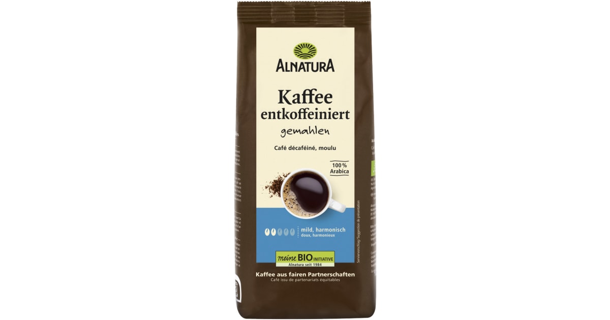 Alnatura Bio Café Classic entkoffeiniert gemahlen