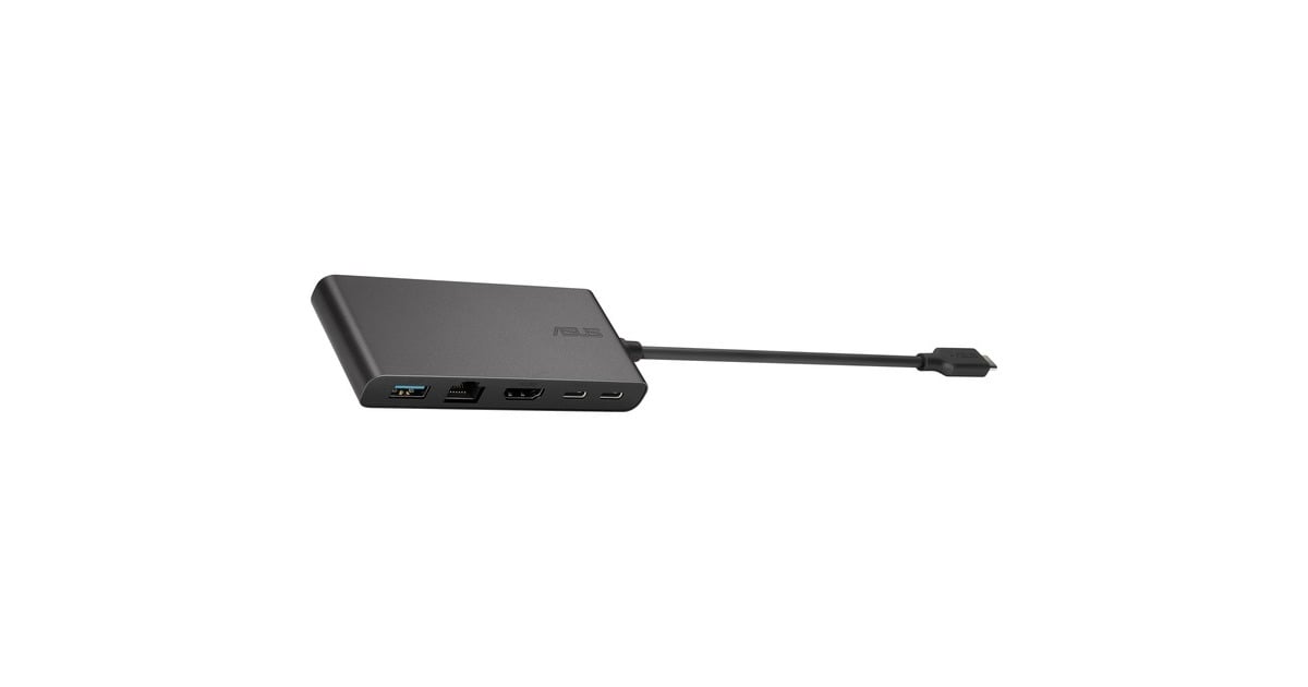 ASUSDual 4K USB-C Dock usb-hub  (Zwart)
