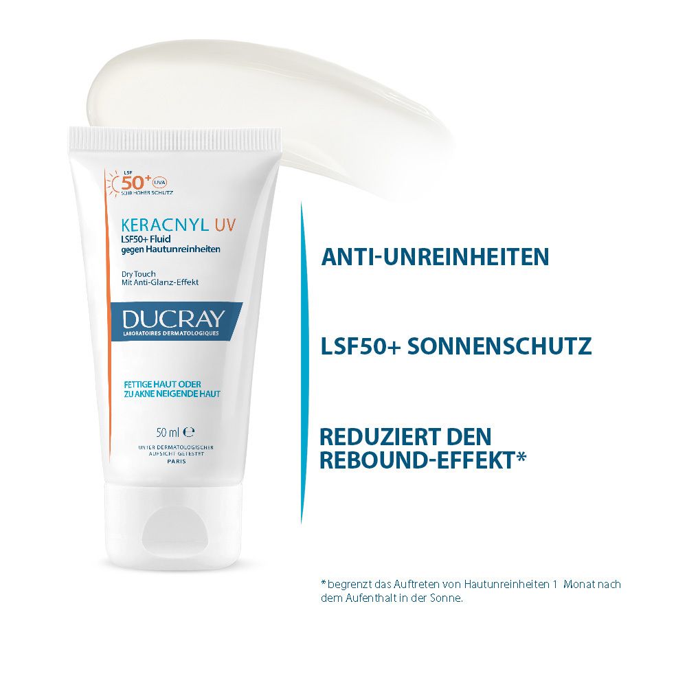 DUCRAY KERACNYL UV LSF50+ - Fluid gegen Hautunreinheiten