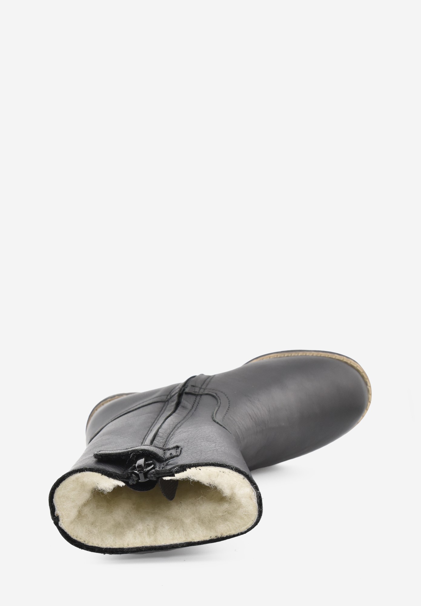Grimentz TEX Wollfutter Kinder Schwarz