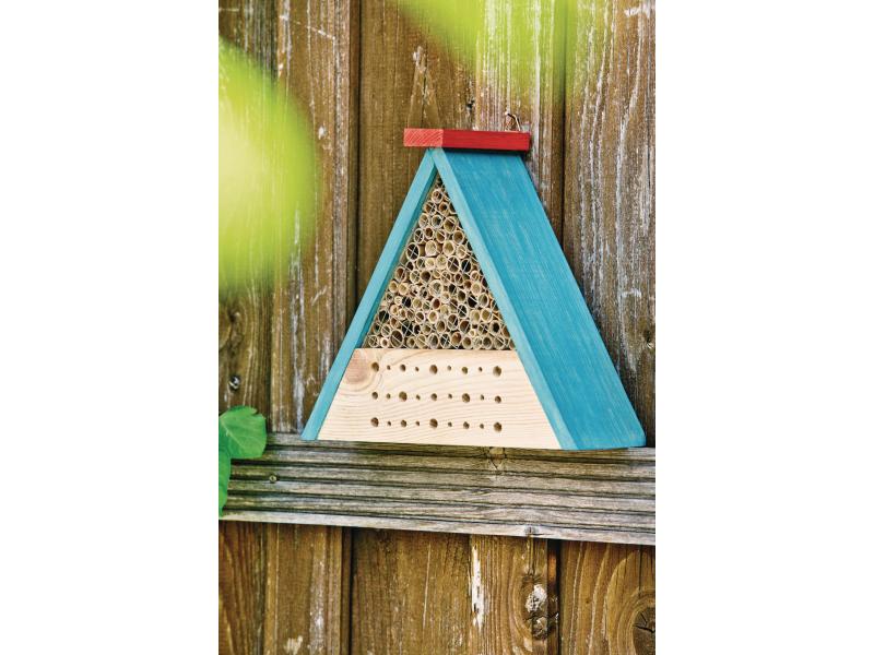Windhager Insektenhotel BEE for Kids Komplettbausatz zum selbst Bemalen