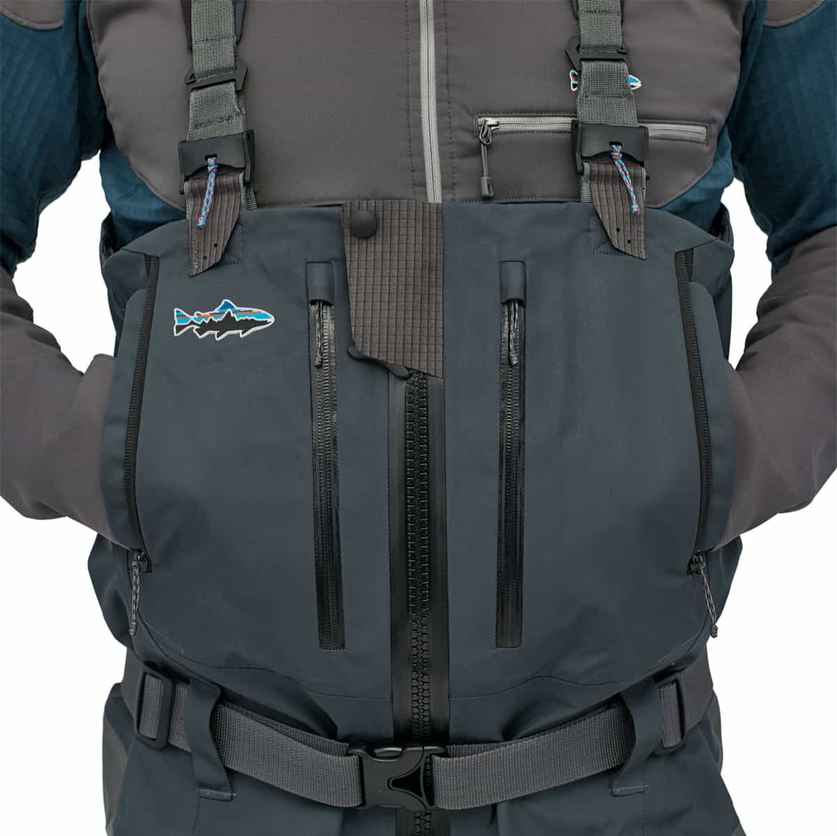 Patagonia M's Swiftcurrent Expedition Zip Front Waders Forge Grey