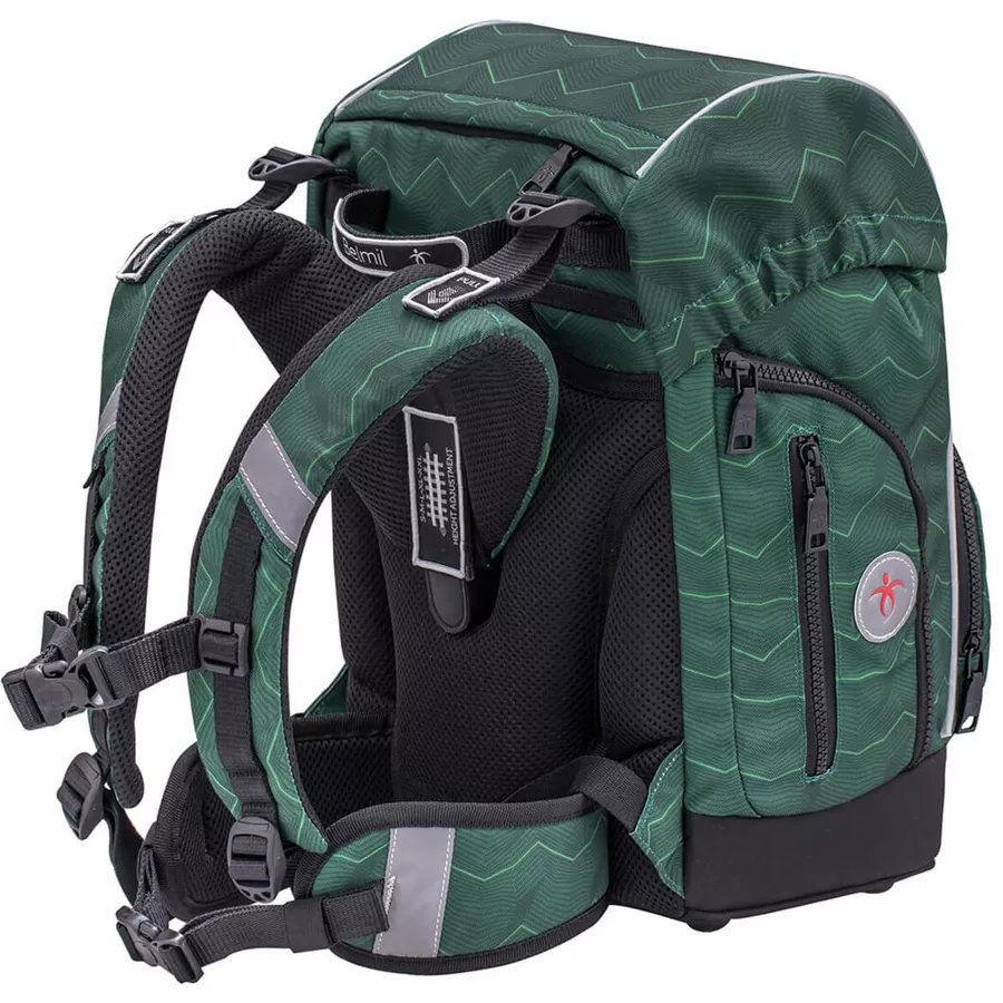 Belmil Schulranzen Premium Comfy Plus Set 5-teilig Twist of Lime