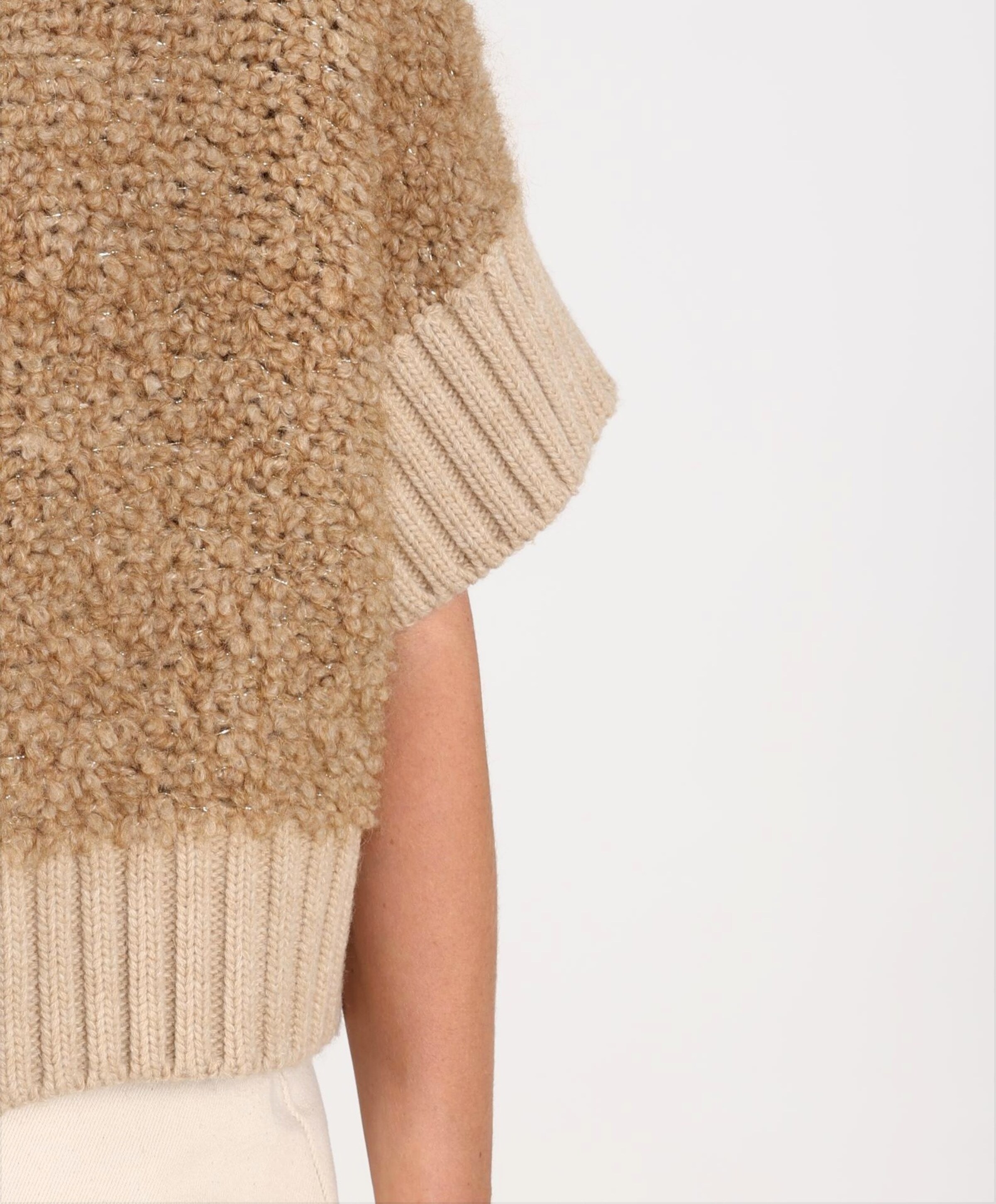 Nukus Dames vest beige