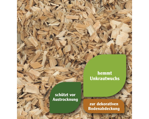 Houtdecor 0-50 mm FloraSelf natuurlijk 45 L