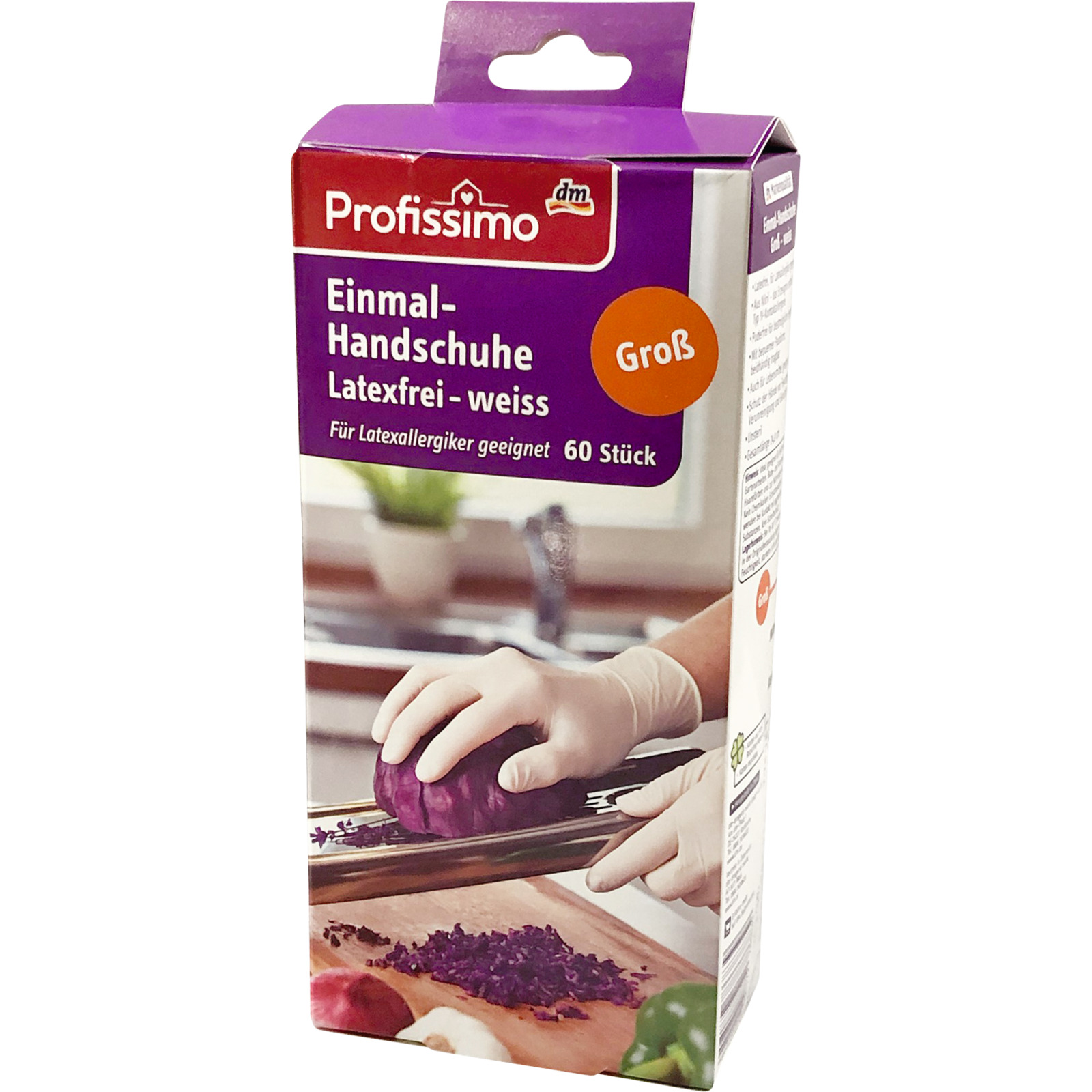 Einweg-Handschuhe Latexfrei 60St weiss L