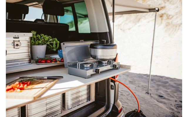 Enders Vamo Mobiler Camping Backofen inkl. Aufbackgitter & Thermometer