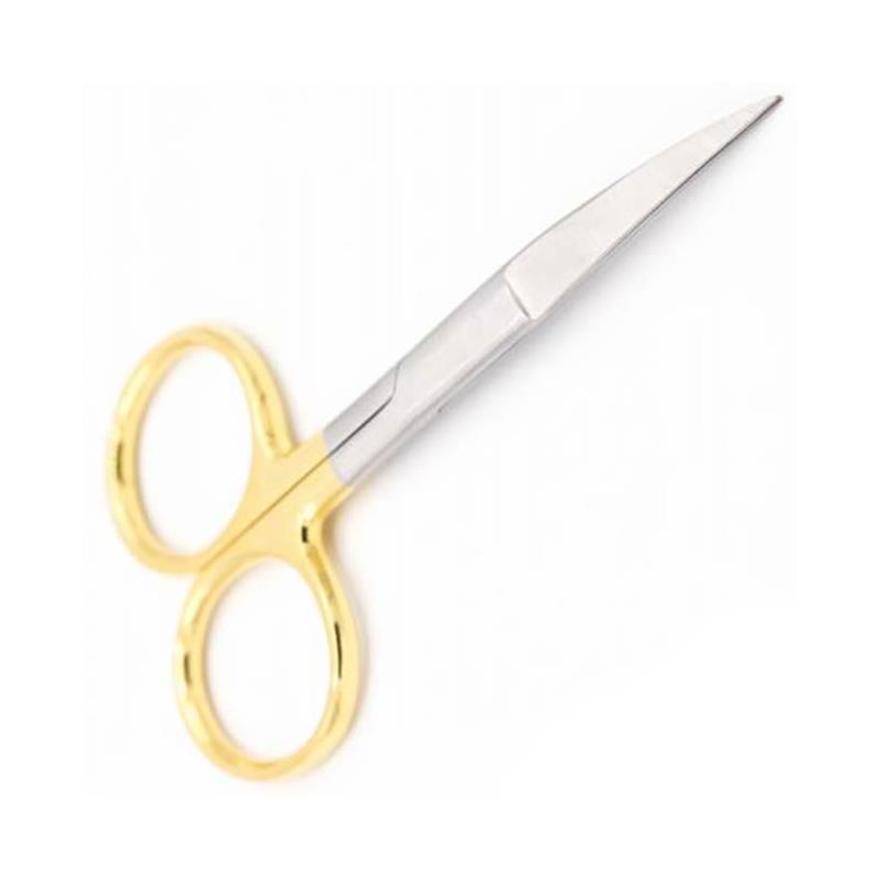 Ciseaux Fly Scene Gold Plated Hair Scissor Curved