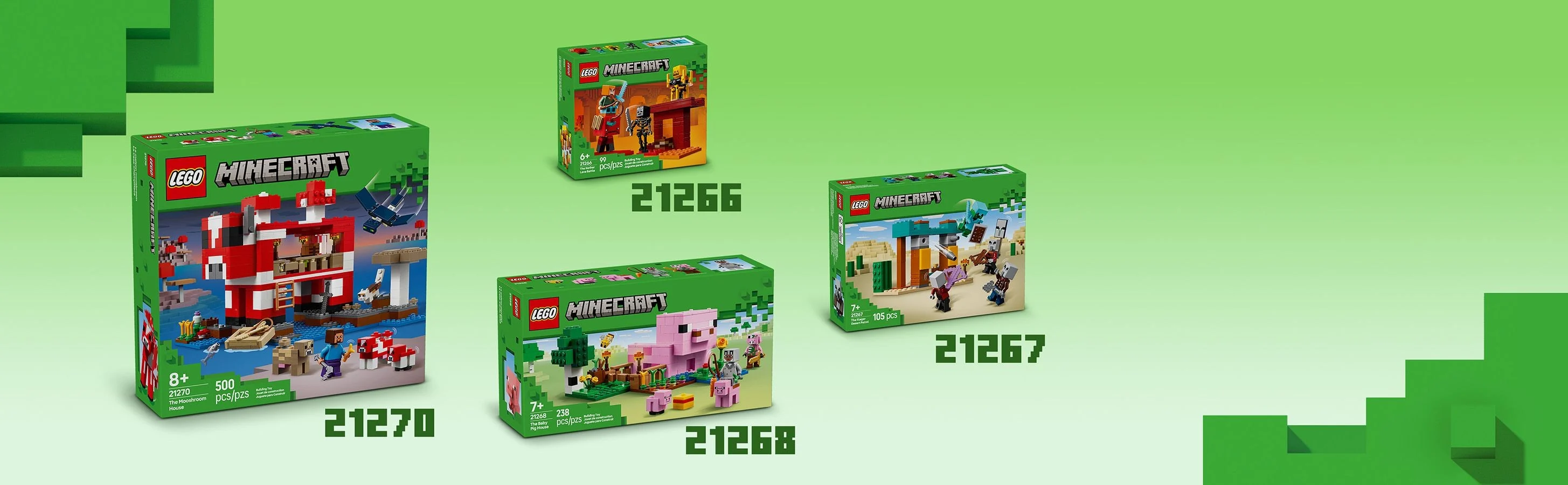 LEGO - Minecraft - Bæltedyrs-mineekspeditionen (21269)