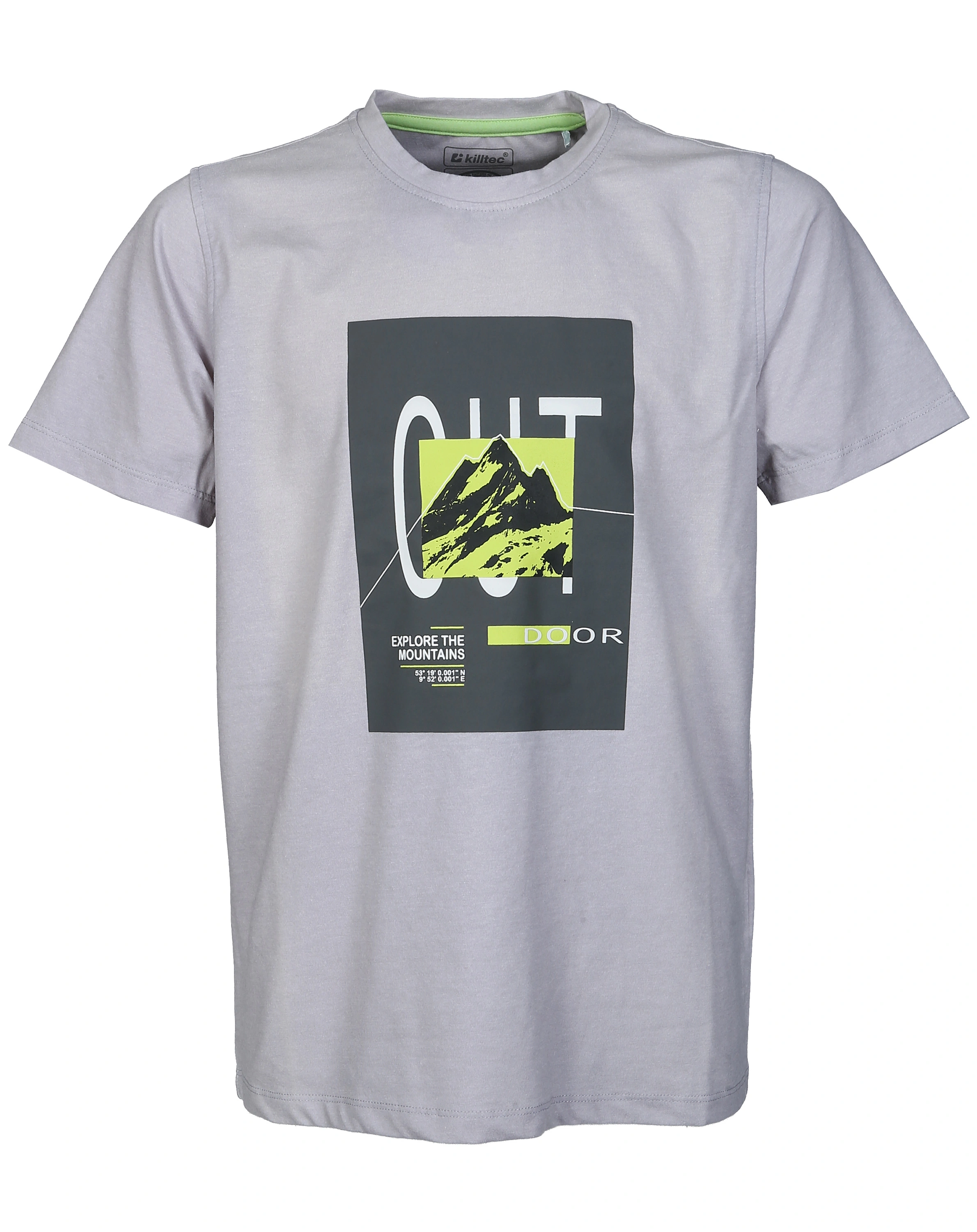 T-Shirt BYS OUT in hellgrau