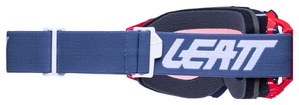 Masque Leatt Velocity 5.5 - Graphene Bleu - Ecran rose UC 32%