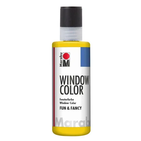 Marabu Window Color fun & fancy gelb, 80 ml